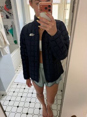 The North Face Women's Dark Navy Quilted Packable Puffer Jacket